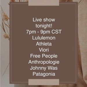 My biggest drop of Lululemon so far! Live show tonight!
